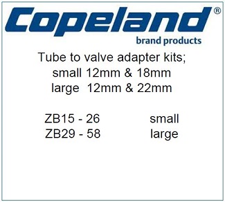 ZB tube to valve adapters