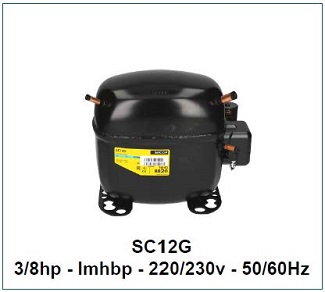 danfoss compressor sc12g 3/8hp