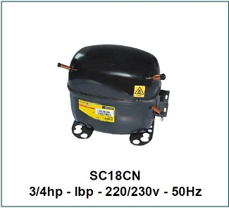 danfoss compressor sc18cn 3/4hp