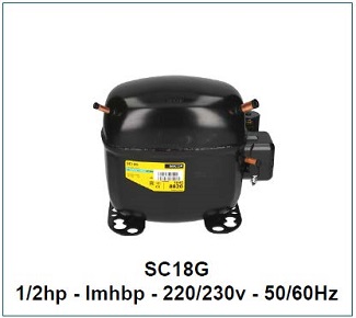 danfoss compressor sc18g 1/2hp