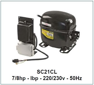 danfoss compressor sc21cl 7/8hp